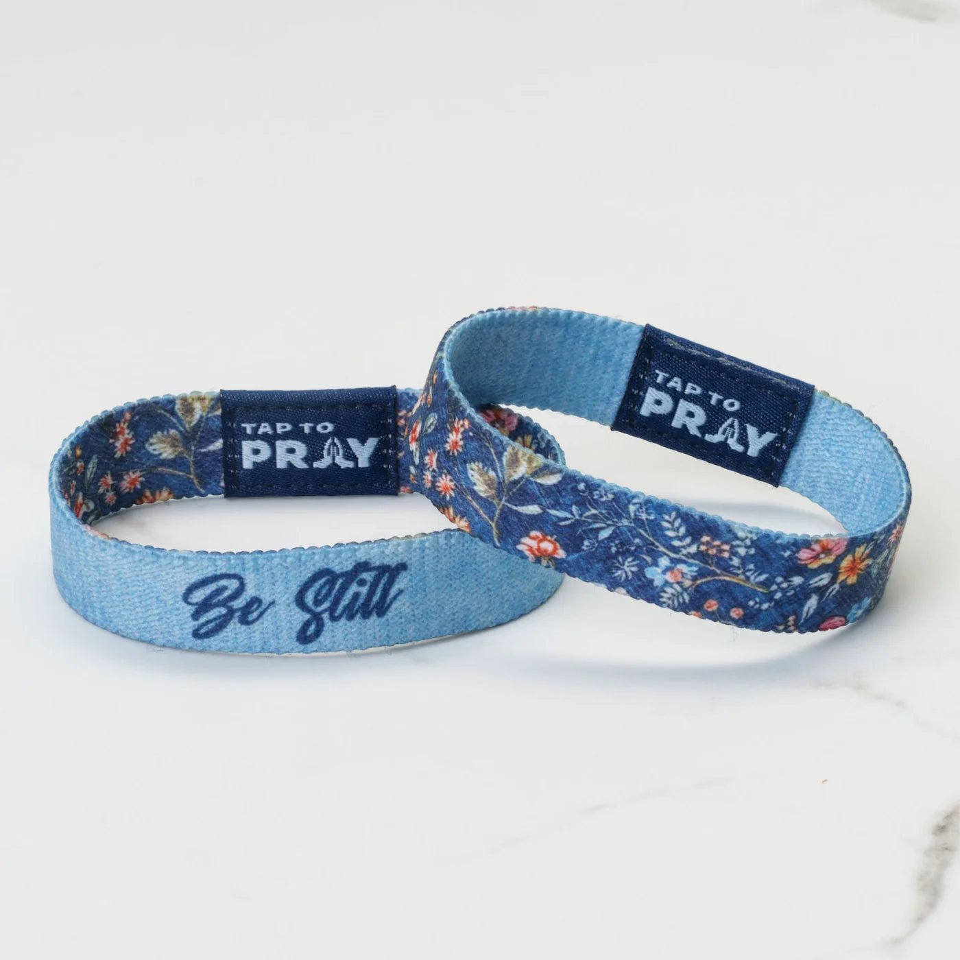 Tap To Pray® Wristband – Wildflower | Be Still - Juli's Wearable Art