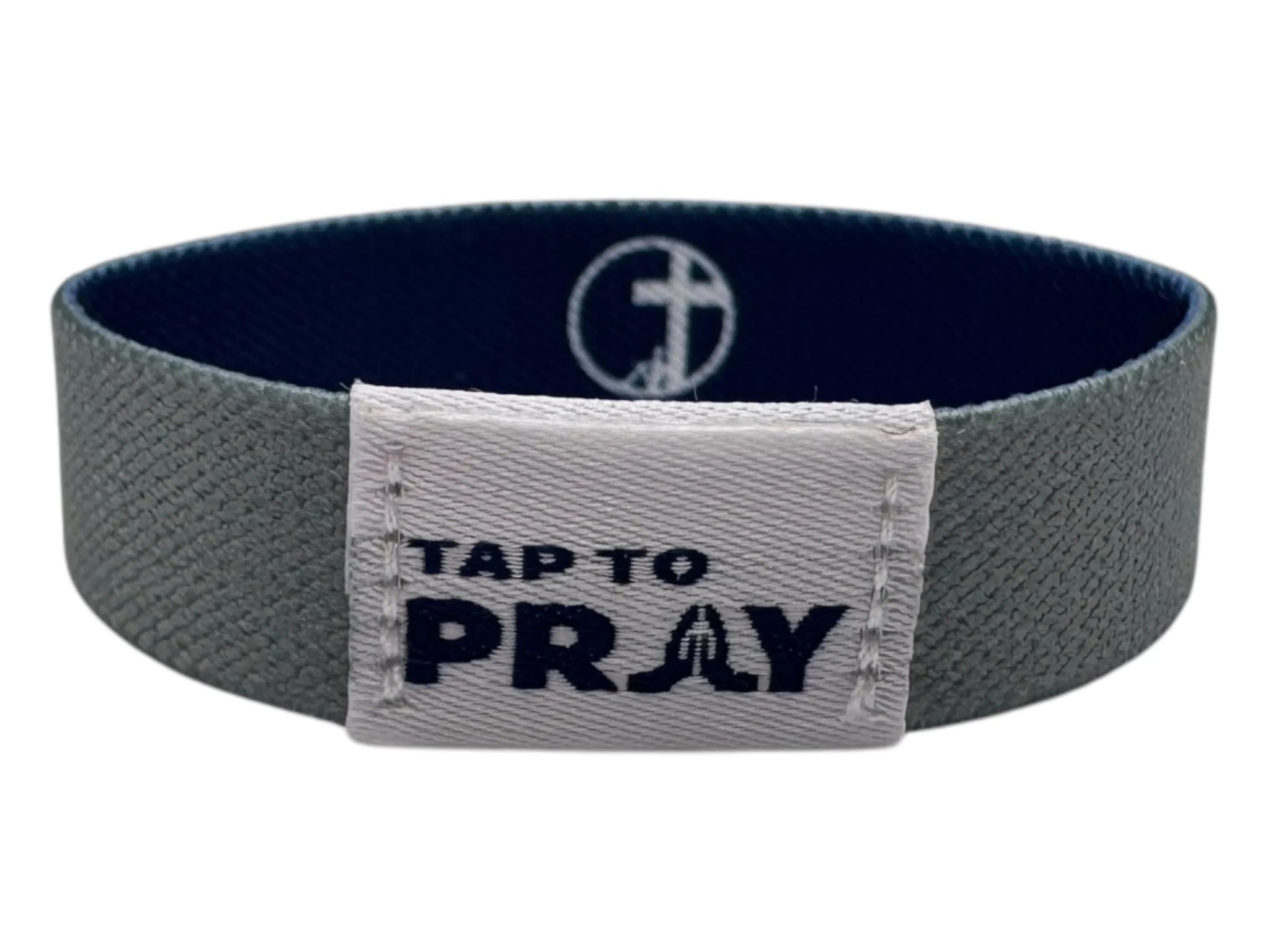 Tap To Pray™ Wristbands - Navy & Grey - Juli's Wearable Art