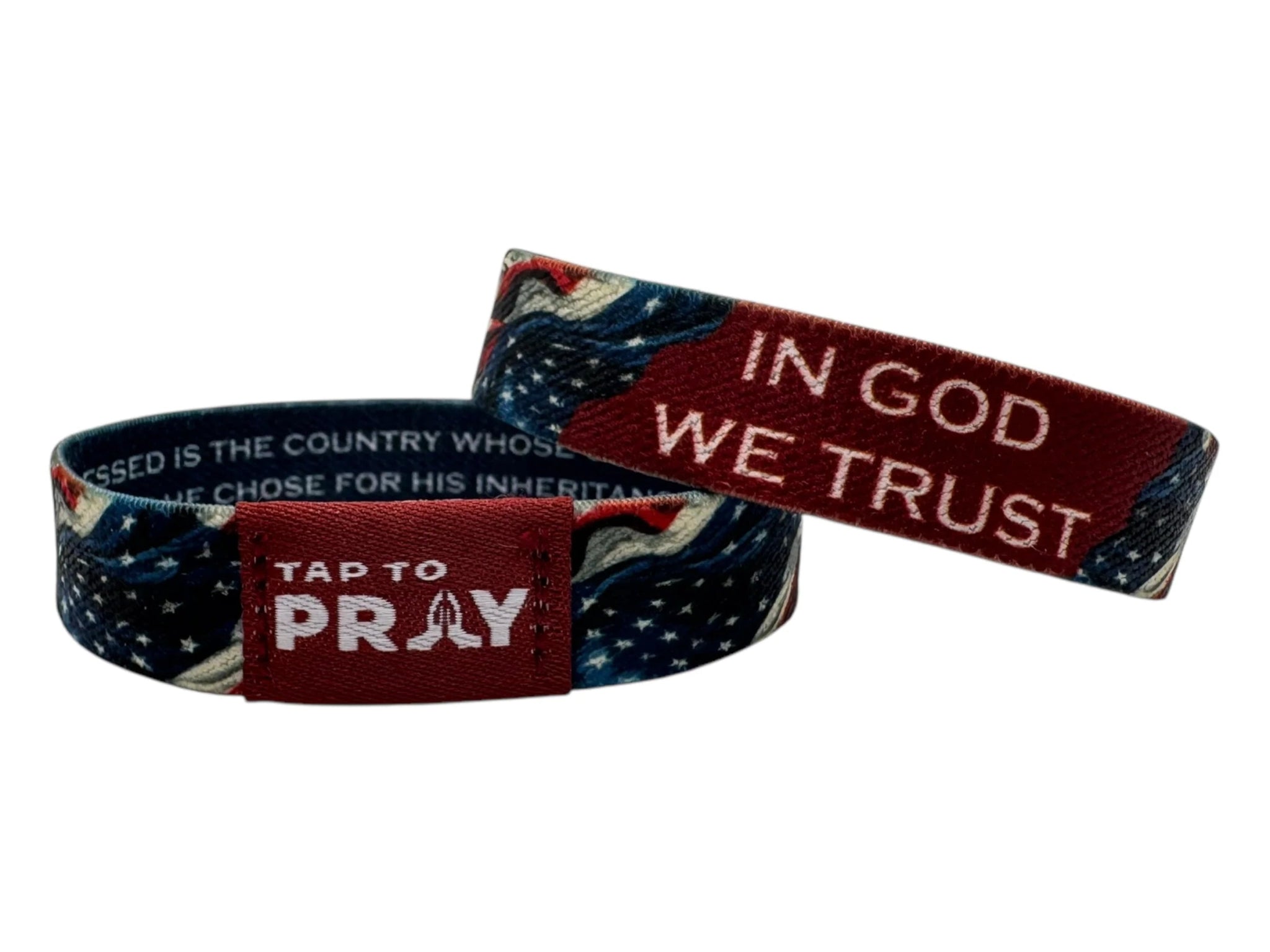 Tap To Pray™ Wristbands - Patriot - Juli's Wearable Art