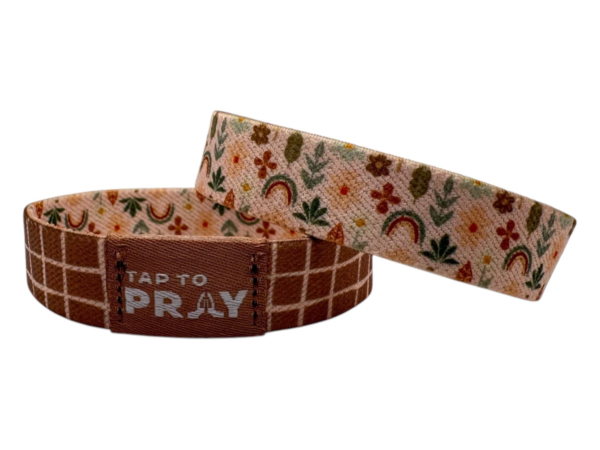 Tap To Pray™ Wristbands - Prairie & Plaid - Juli's Wearable Art