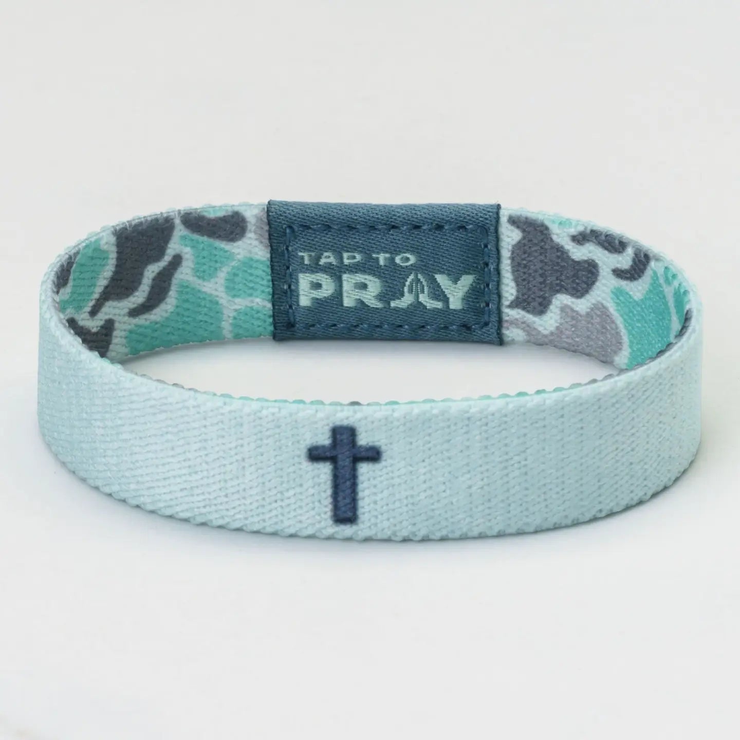 Tap To Pray® Wristbands | River Rock Camo | Mint - Juli's Wearable Art
