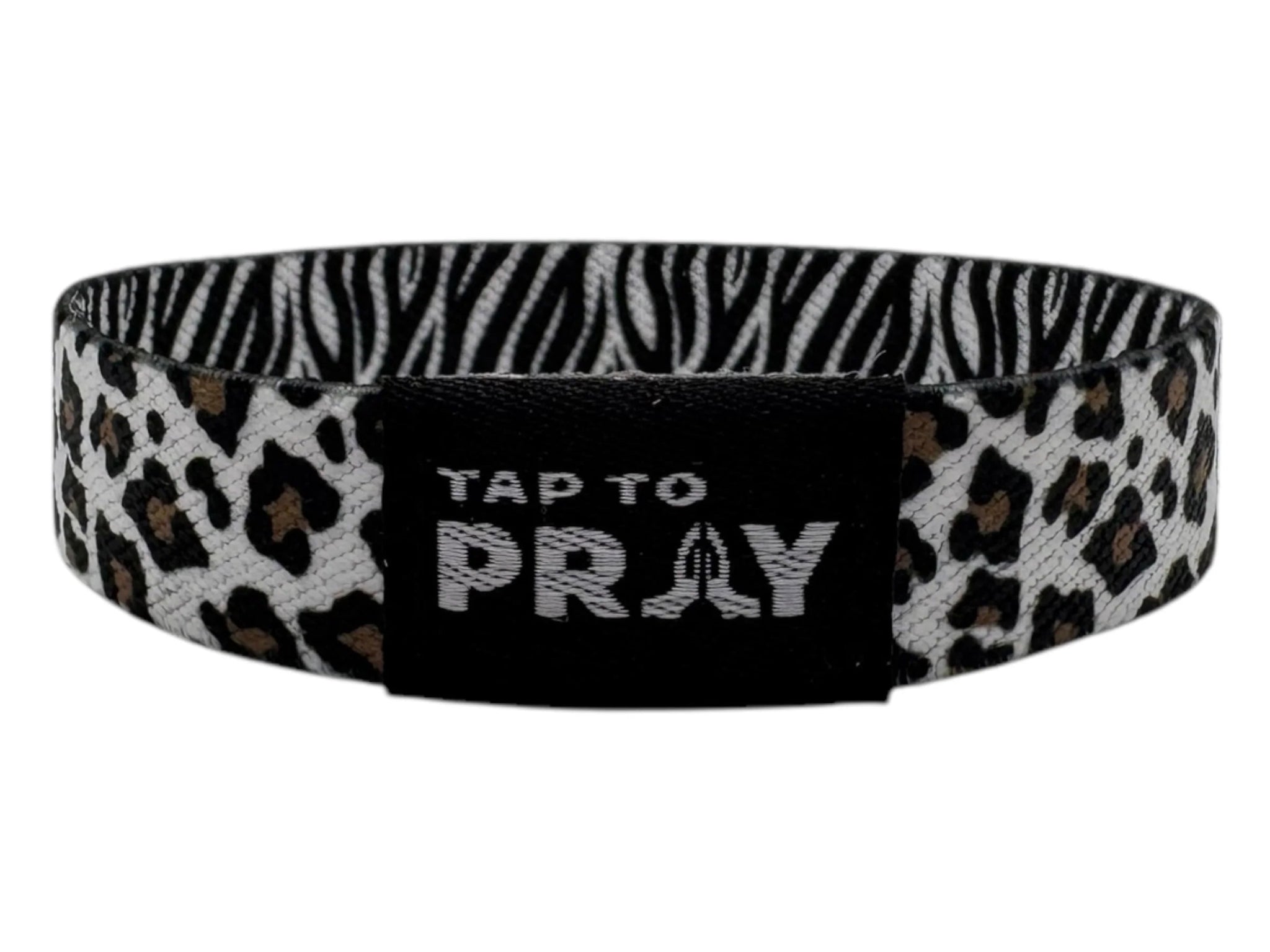 Tap To Pray™ Wristbands - Safari Zebra - Juli's Wearable Art