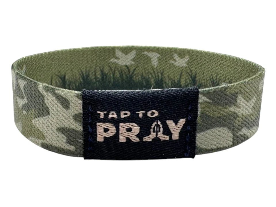 Tap To Pray™ Wristbands - Waterfowl Camo - Juli's Wearable Art