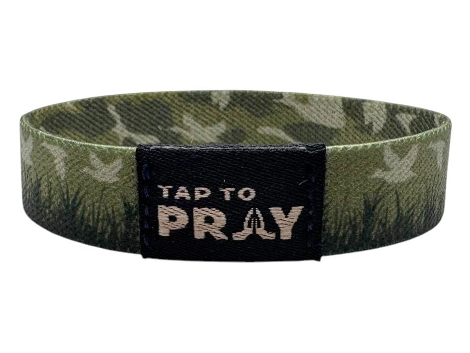 Tap To Pray™ Wristbands - Waterfowl Camo - Juli's Wearable Art