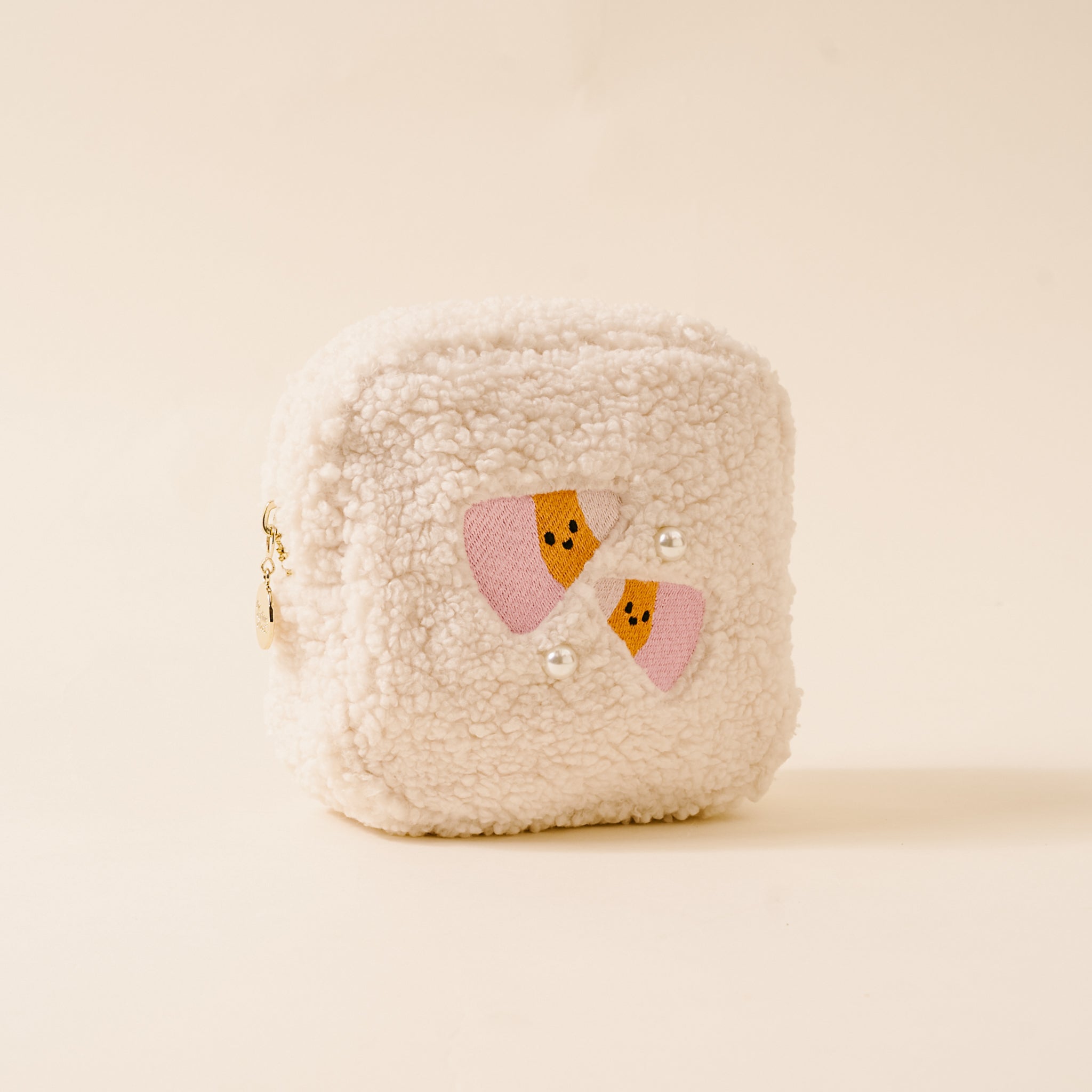 Teddy Pouch - Square Candy Corn Cuties - Juli's Wearable Art