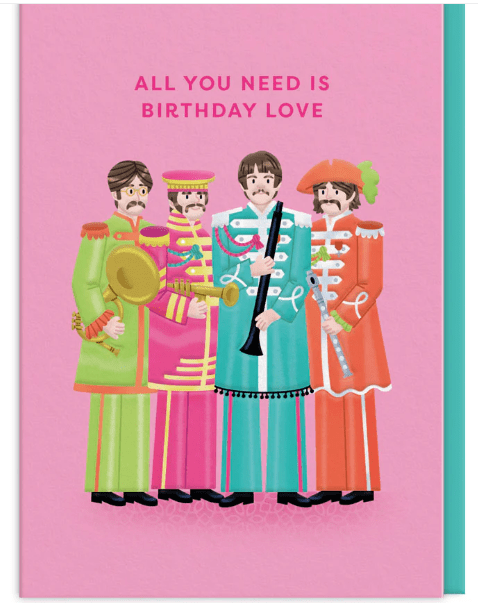 The Beatles Birthday Card - Juli's Wearable Art