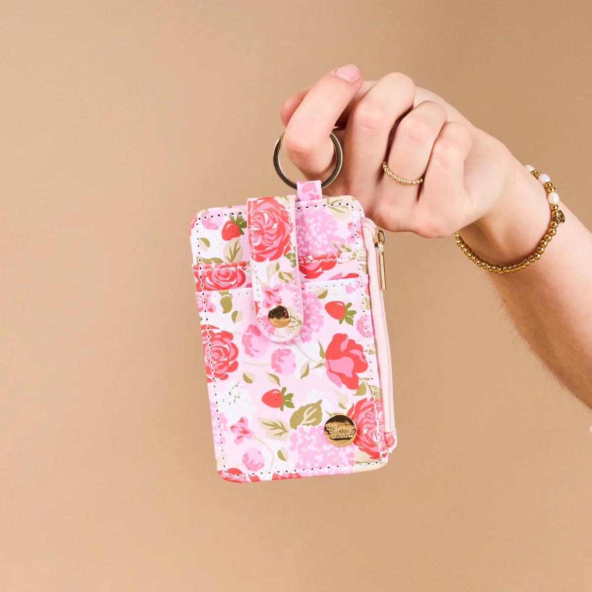 The Darling Effect Key Chain Wallet - Rose Garden - Juli's Wearable Art
