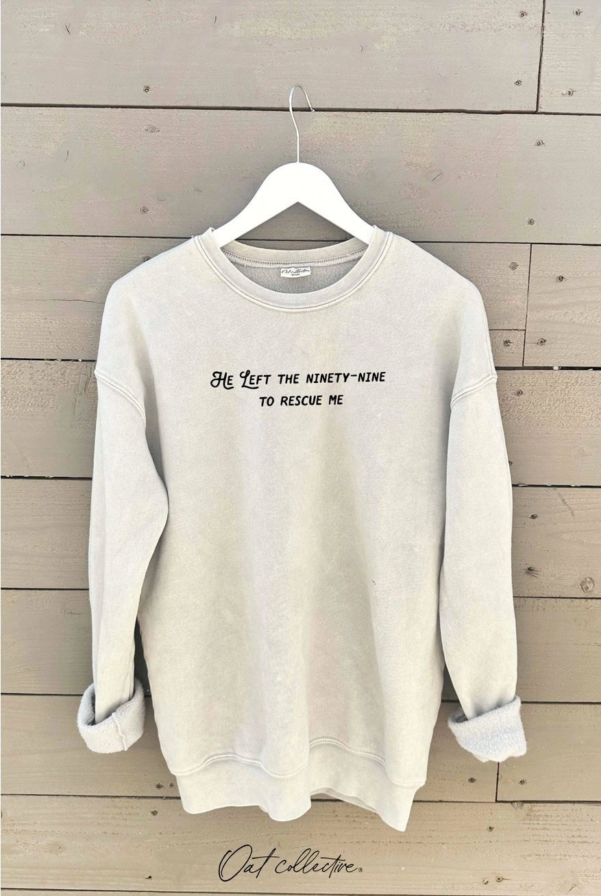 The Parable of the Lost Sheep Mineral Graphic Sweatshirt - Juli's Wearable Art