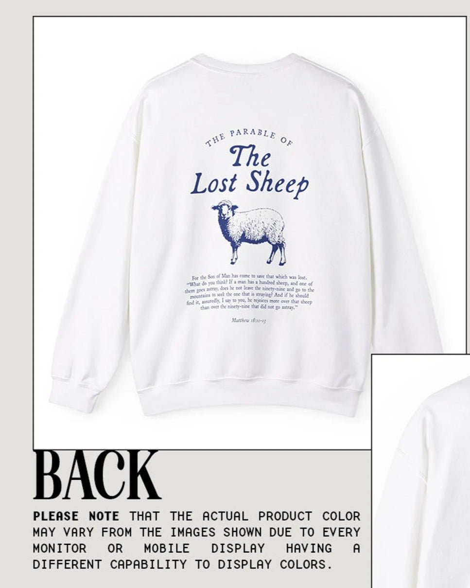 The Parable of the Lost Sheep Mineral Graphic Sweatshirt - Juli's Wearable Art