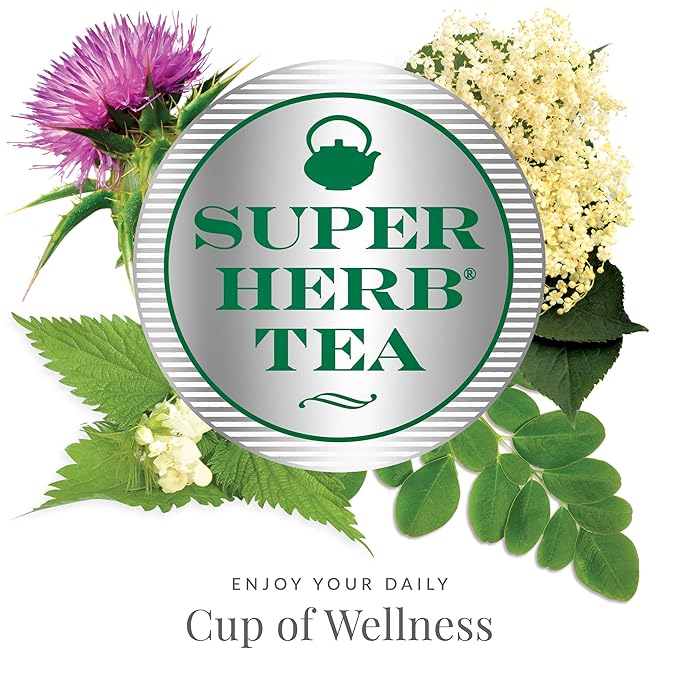 The Republic of Tea — Organic Elderflower SuperHerb Tea Tin, 36 Herbal Tea Bags, Naturally Caffeine - Free - Juli's Wearable Art