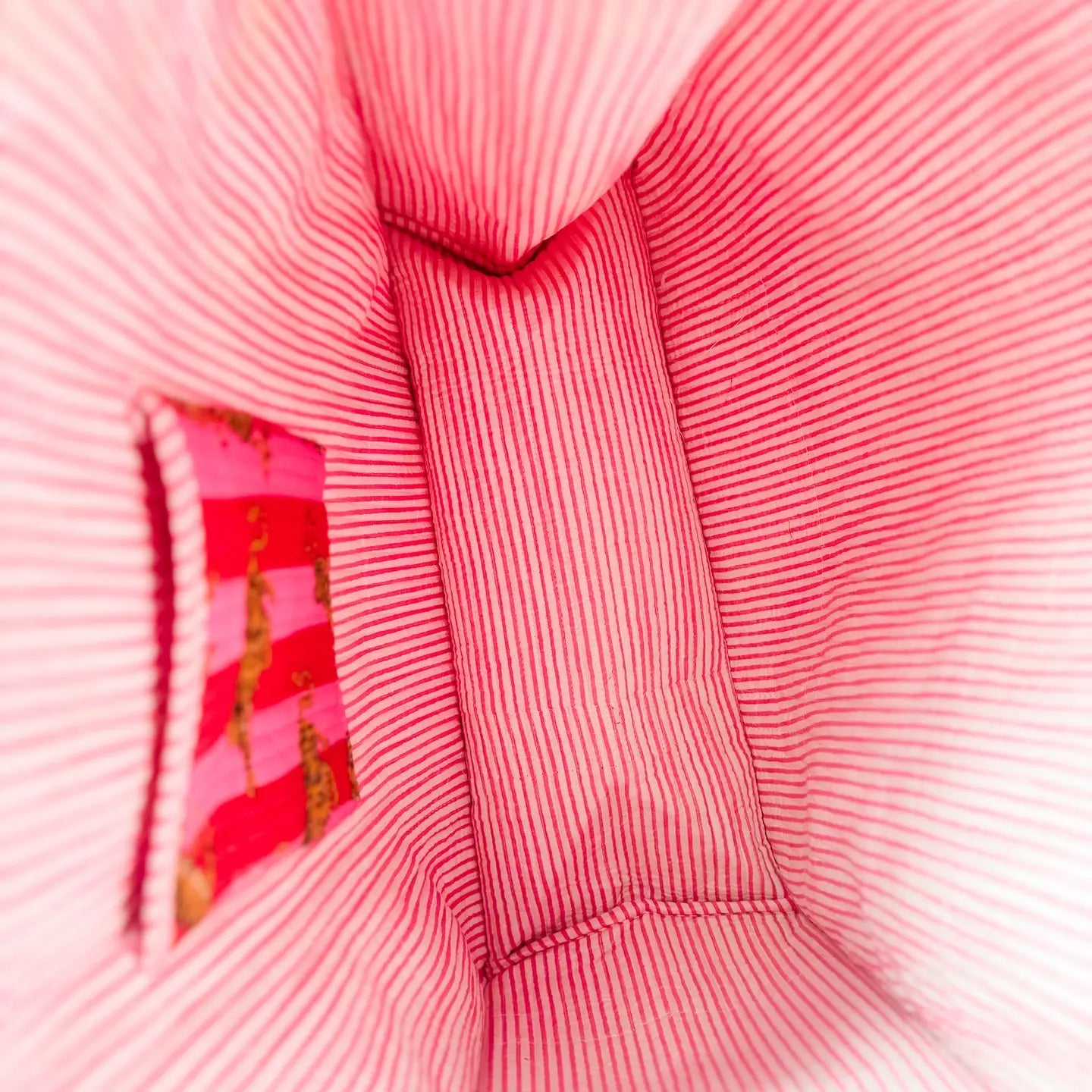 Tiger Lily | Large Quilted Tote Bag - Juli's Wearable Art