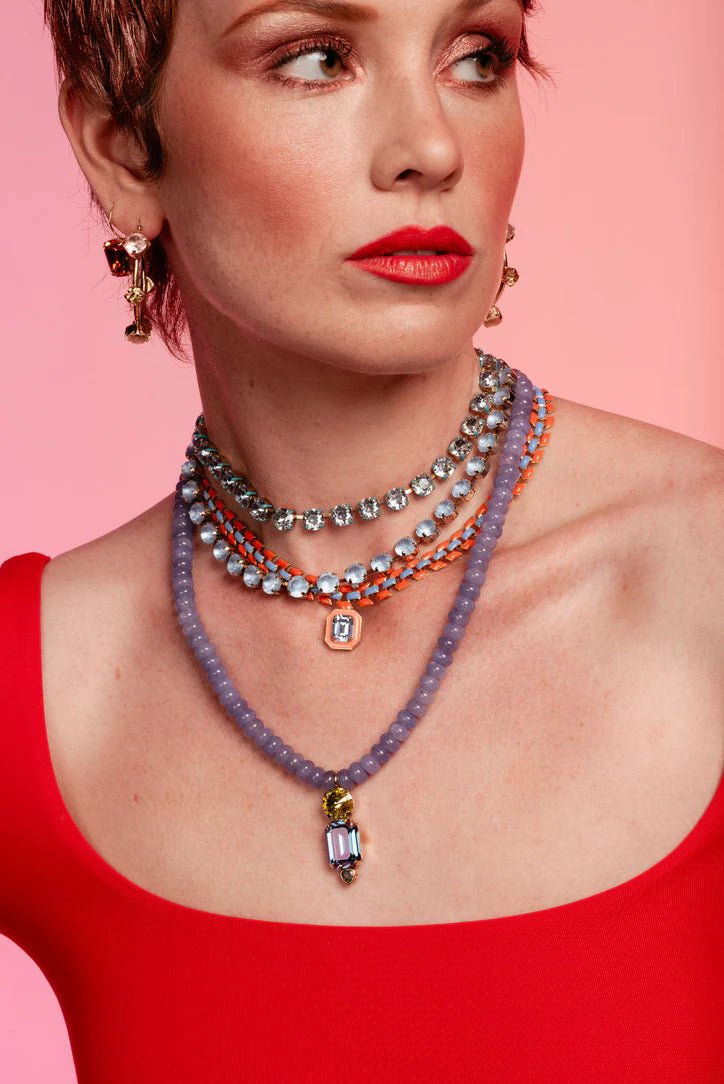 TOVA Dakota Dream Necklace | Orange - Juli's Wearable Art