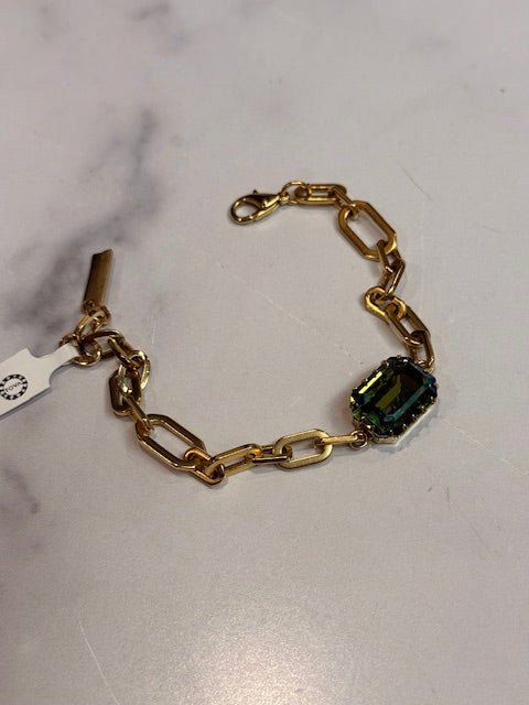 TOVA Dereka Bracelet | Peridot Verde - Juli's Wearable Art