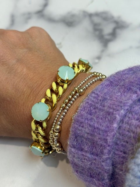 TOVA Galileu Bracelet | Yellow Mint - Juli's Wearable Art