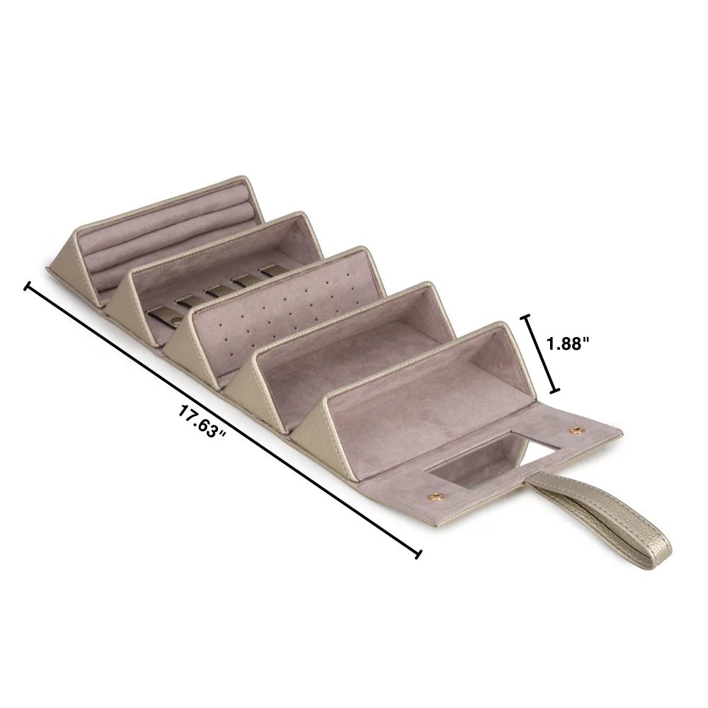 Travel Eyewear & Jewelry Case | Gold - Juli's Wearable Art