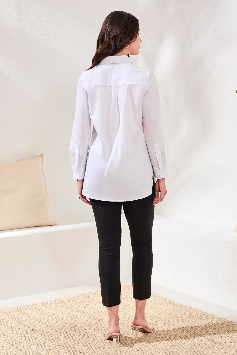 Tribal Classic White Button - Up Shirt - Juli's Wearable Art