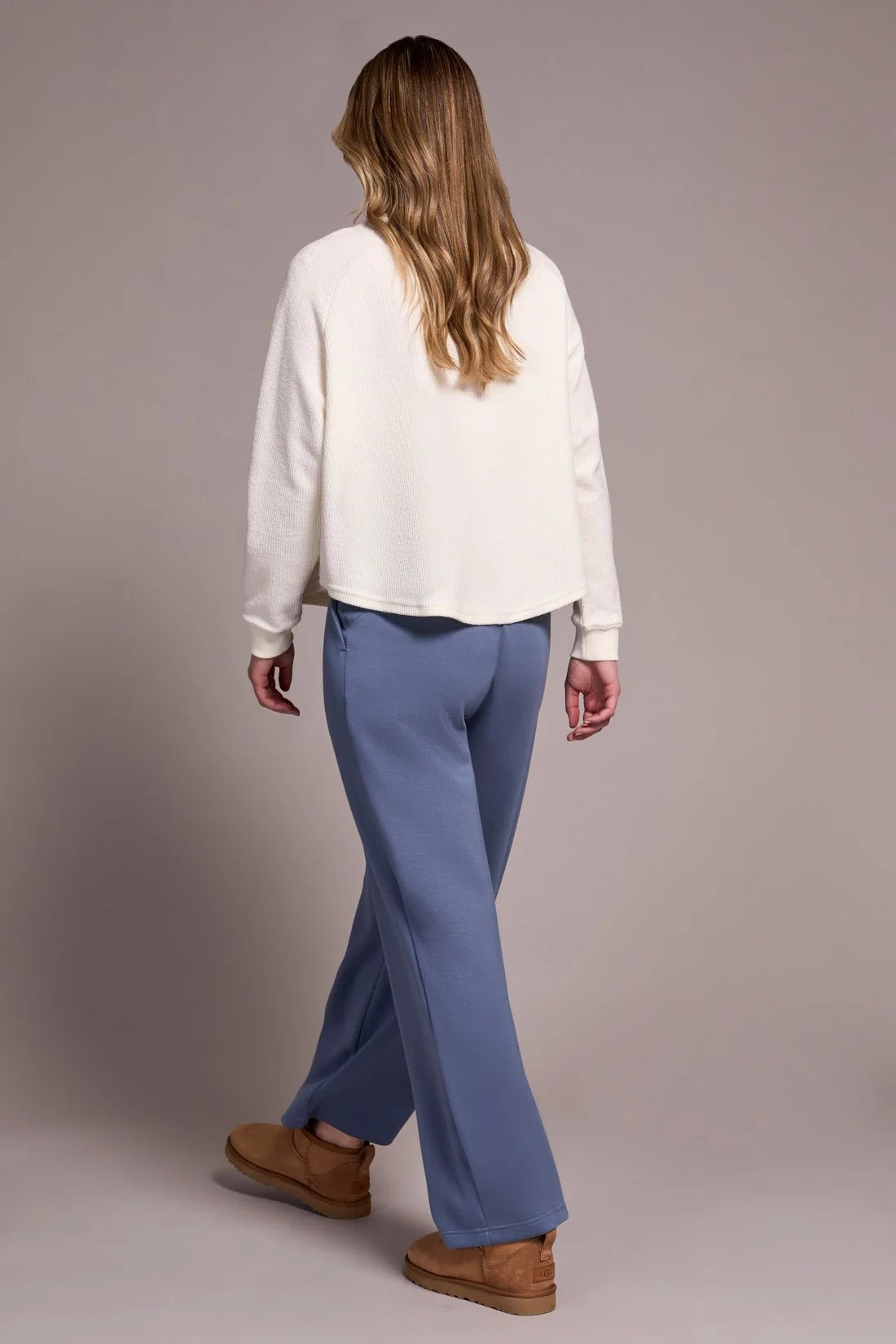 Tribal Johnny Collar Ribbed Henley Top - Juli's Wearable Art