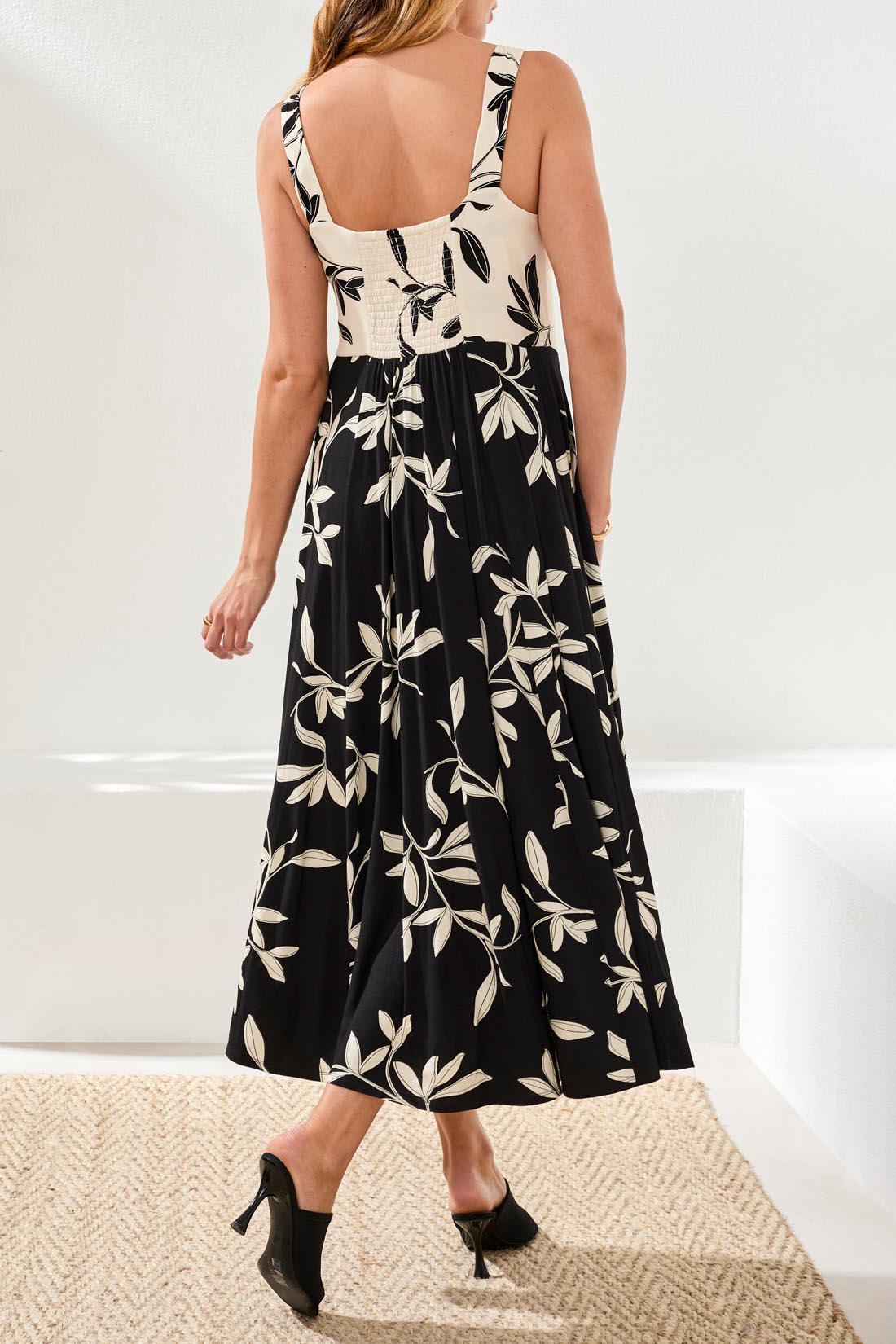 Tribal Sleeveless Combo Dress | Canvas - Juli's Wearable Art