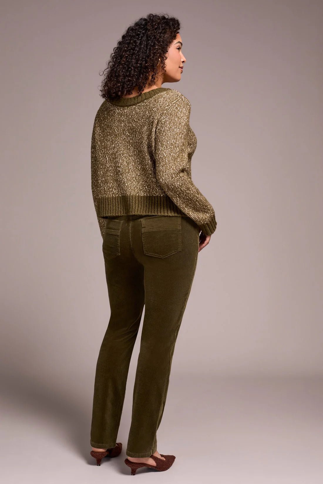 Tribal Stripe Long - Sleeve Reversible Sweater – Ivy - Juli's Wearable Art