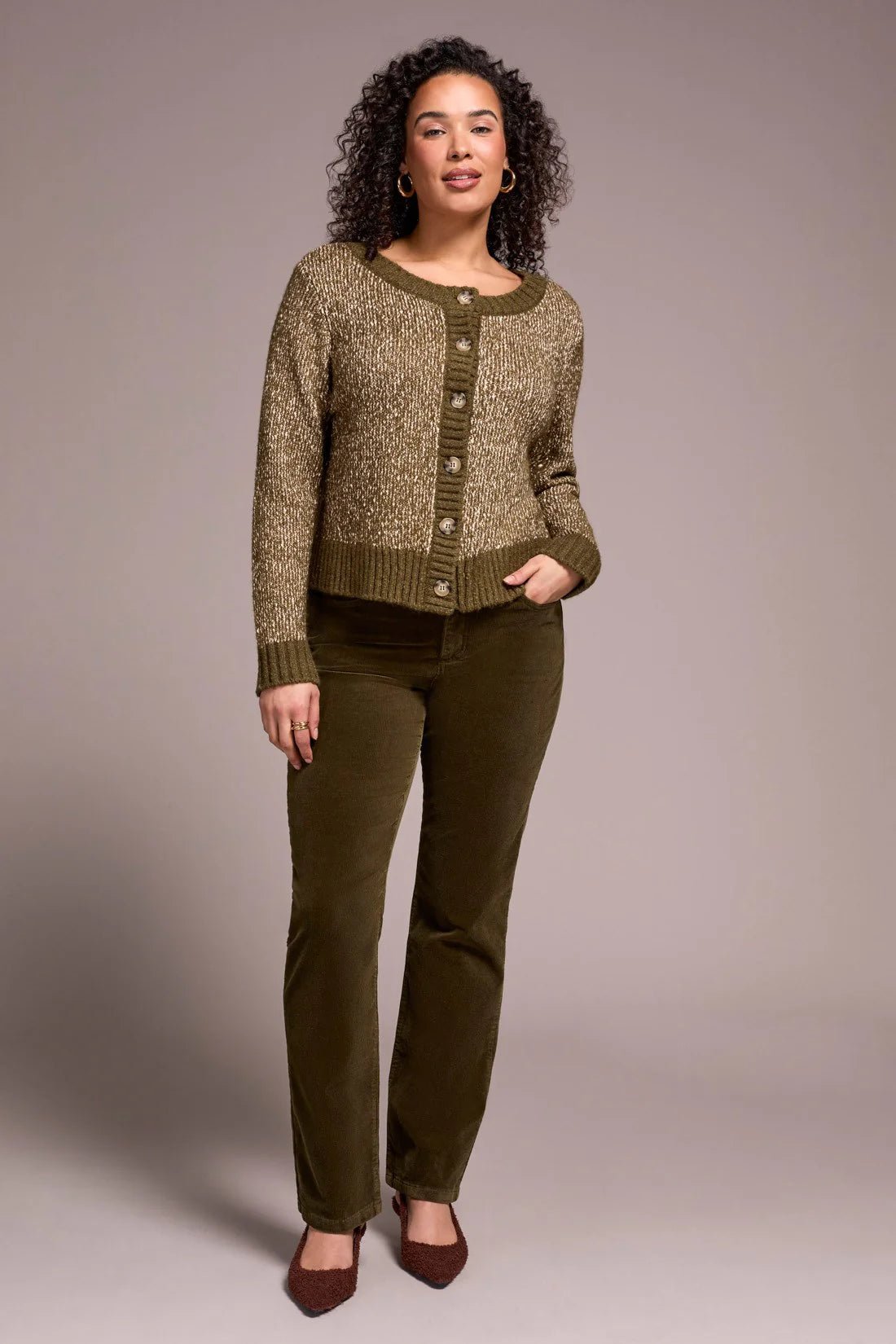 Tribal Stripe Long - Sleeve Reversible Sweater – Ivy - Juli's Wearable Art