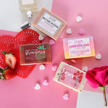 Valentine's Day Chocolate Covered Strawberry | Natural Bar Soap - Juli's Wearable Art
