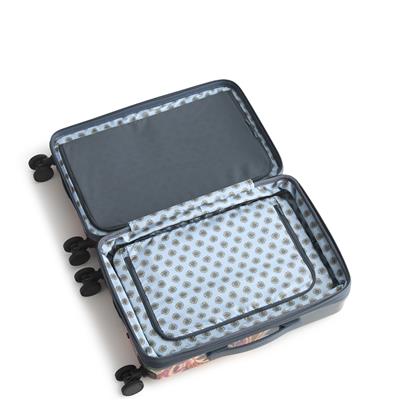 Vera Bradley 22" Adair Spinner in Hard Luggage - Leaf Me Not Paisley/Dark Slate - Juli's Wearable Art