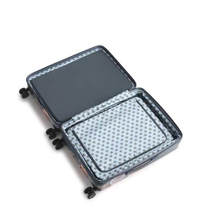 Vera Bradley 26" Adair Spinner in Hard Luggage - Leaf Me Not Paisley/Dark Slate - Juli's Wearable Art