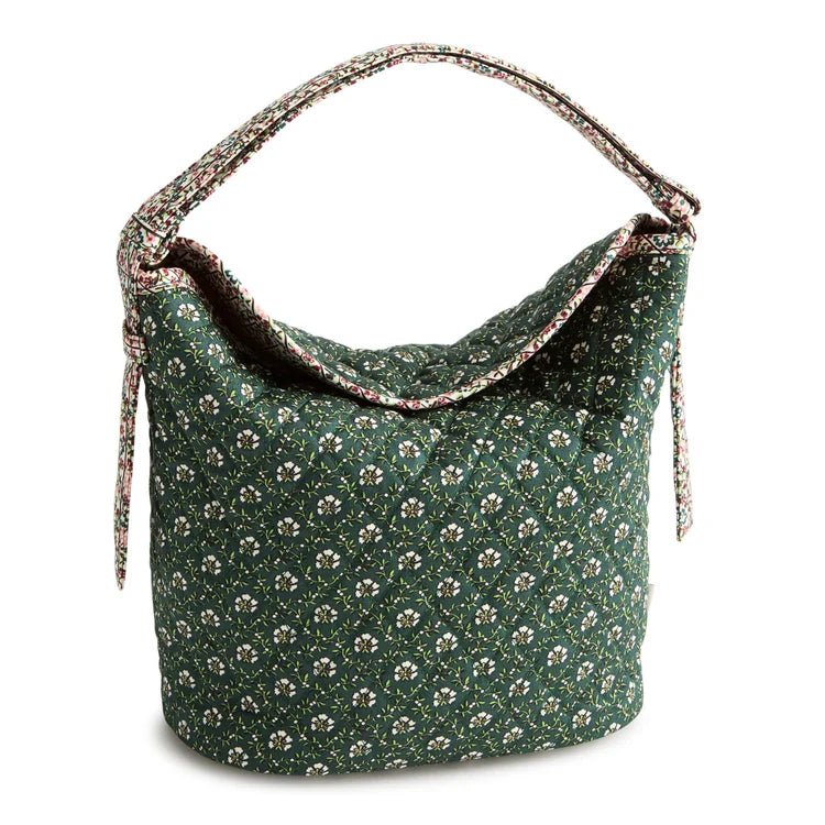 Vera Bradley Astoria Shoulder Bag Mistletoe lattice in Premium cotton - Juli's Wearable Art