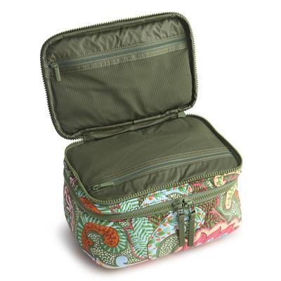 Vera Bradley Brush Up Cosmetic Case in Featherweight - Leaf Me Not Paisley - Juli's Wearable Art
