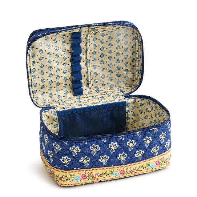 Vera Bradley Brush Up Cosmetic Case | Maison Blue - Juli's Wearable Art