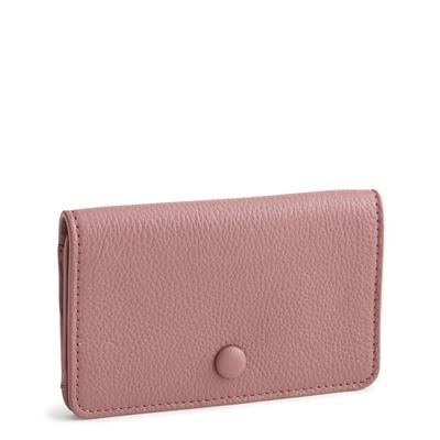 Vera Bradley Card Case in Leather - Withered Rose - Juli's Wearable Art