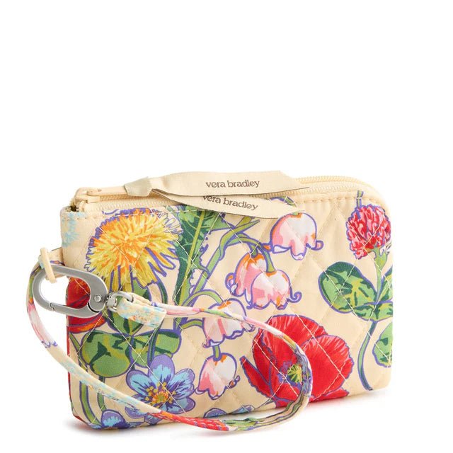 Vera Bradley Clip & Zip Wristlet | All the Pretty Wildflowers - Juli's Wearable Art