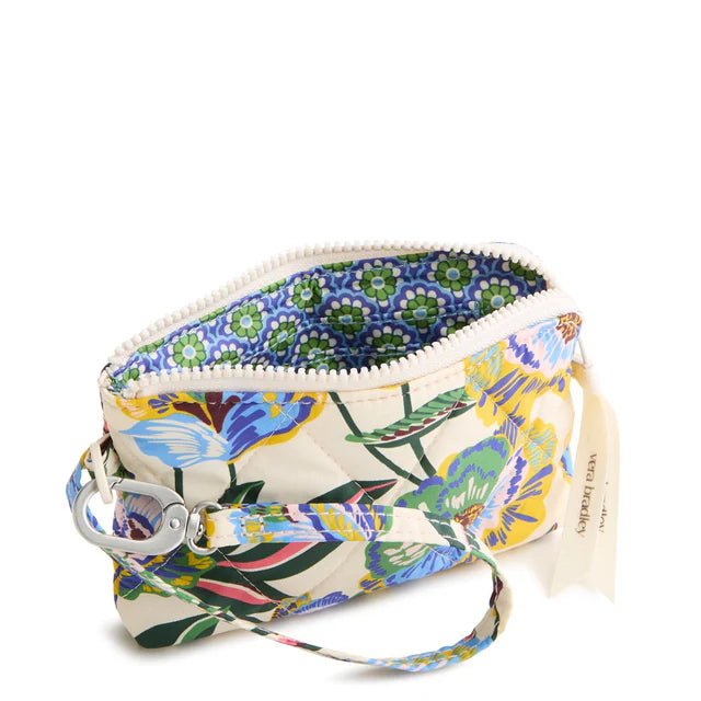Vera Bradley Clip & Zip Wristlet | Gardenia Garden - Juli's Wearable Art