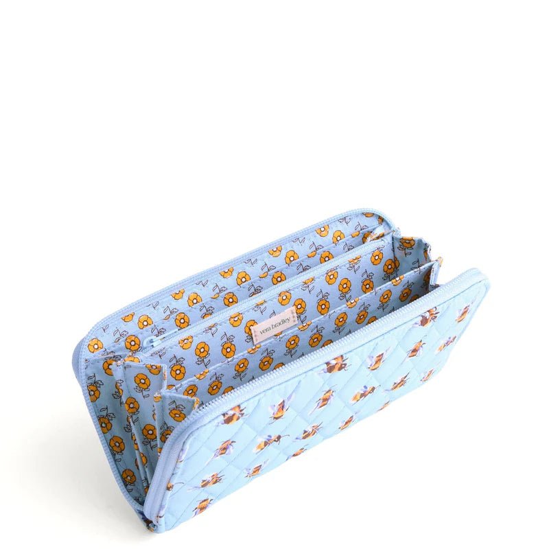 Vera Bradley Cotton Continental Wallet - Bee's Knees - Juli's Wearable Art