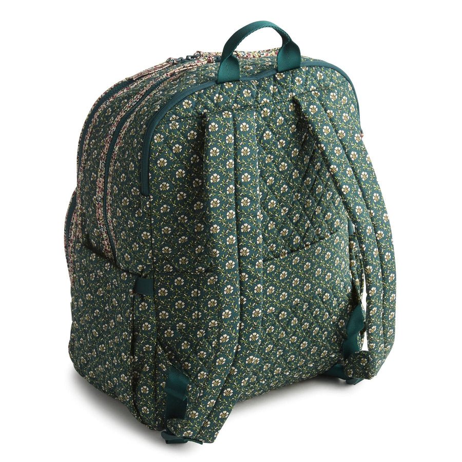 Vera Bradley Large Bancroft Backpack in Premium Cotton - Mistletoe Lattice - Juli's Wearable Art