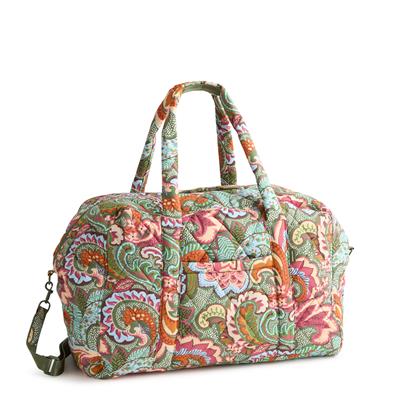 Vera Bradley Large Miramar Weekender in Featherweight - Leaf me not Paisley - Juli's Wearable Art