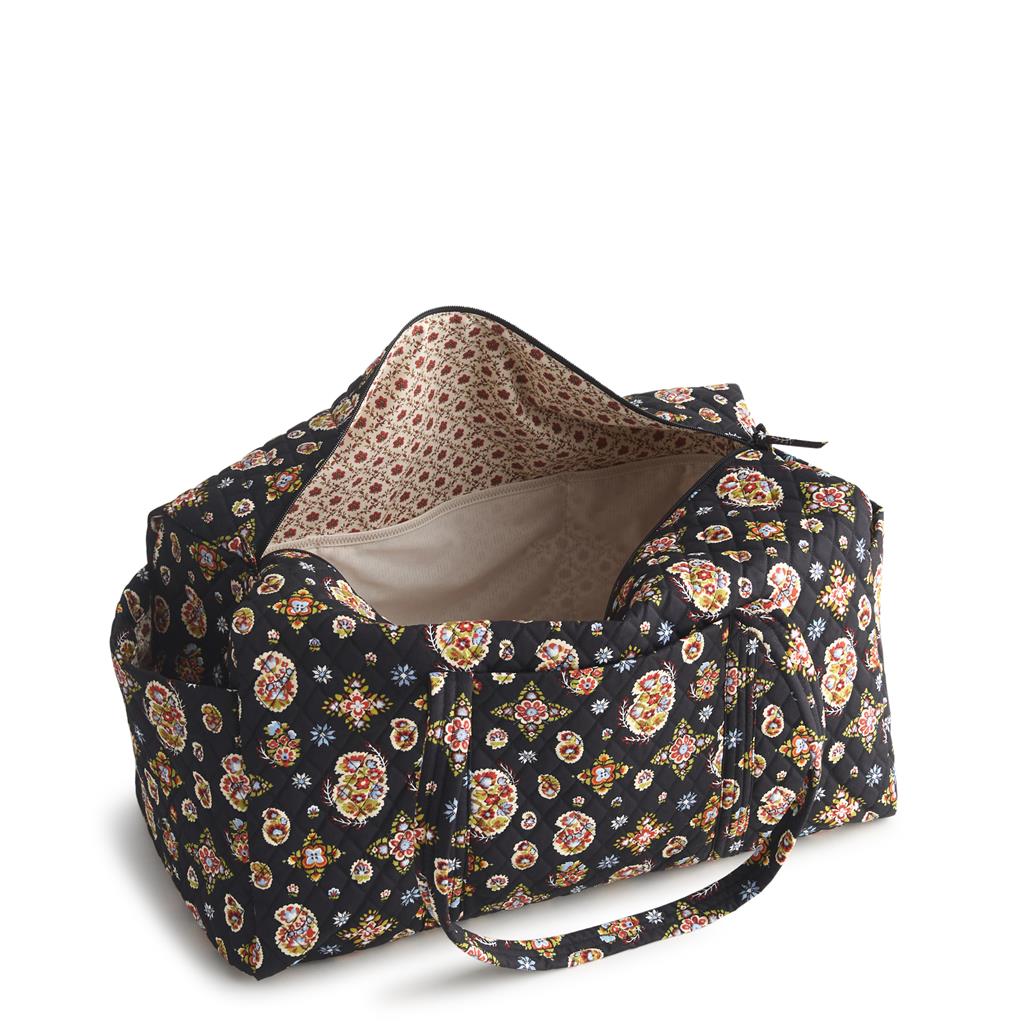 Vera Bradley Large Original Duffel in Premium Cotton - North Star Sky - Juli's Wearable Art