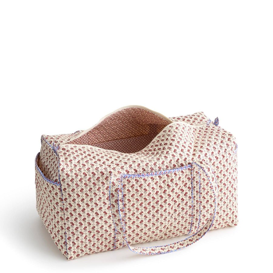 Vera Bradley Large Original Duffel in Premium Cotton - Rachel Ditsy - Juli's Wearable Art