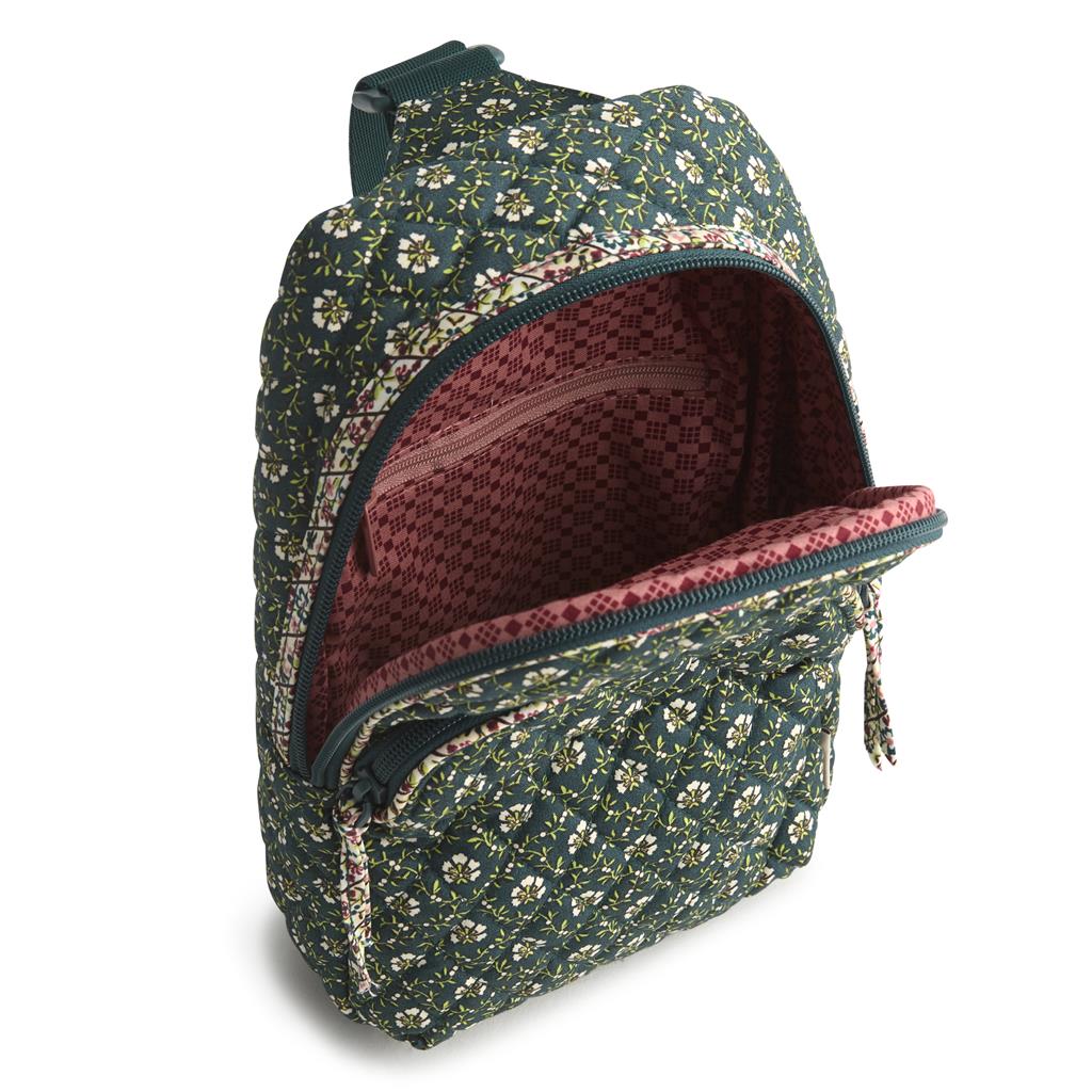 Vera Bradley Lorman Sling Backpack in Premium Cotton - Mistletoe Lattice - Juli's Wearable Art