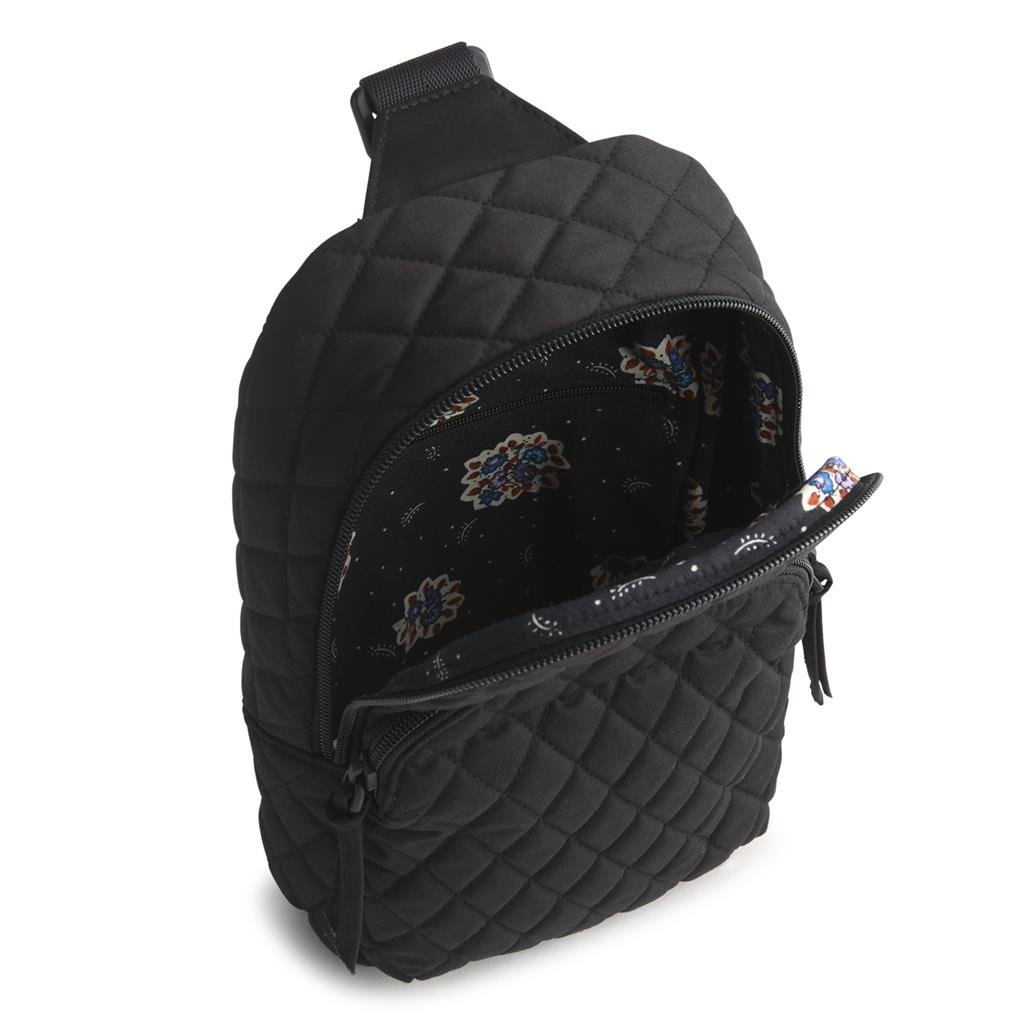 Vera Bradley Lorman Sling Backpack in Premium Cotton - Moonless Night - Juli's Wearable Art