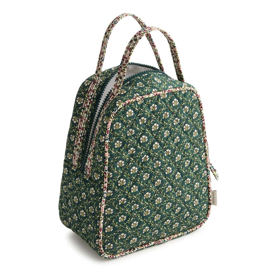 Vera Bradley Lunch Bag in Premium Cotton - Mistletoe Lattice - Juli's Wearable Art