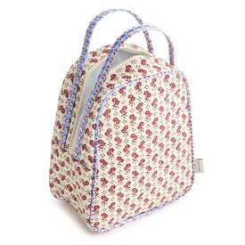 Vera Bradley Lunch Bag in Premium Cotton - Rachel Ditsy - Juli's Wearable Art