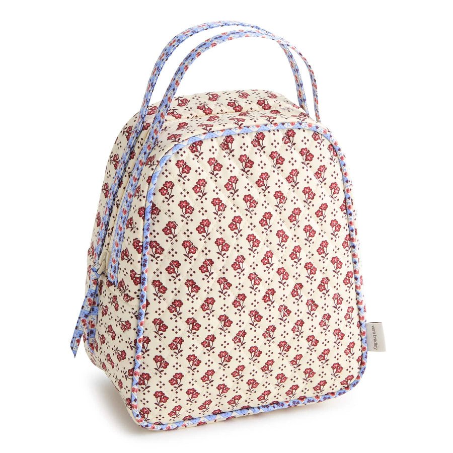 Vera Bradley Lunch Bag in Premium Cotton - Rachel Ditsy - Juli's Wearable Art