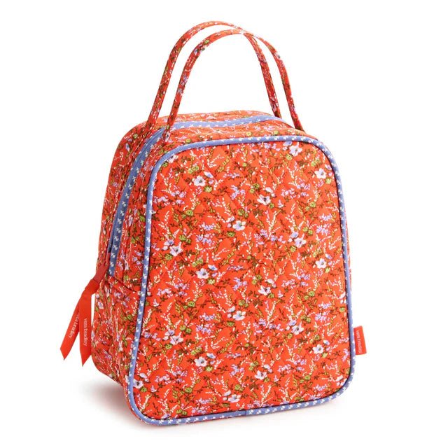 Vera Bradley Lunch Bag | Premium Cotton | Wildflower Sprigs - Juli's Wearable Art