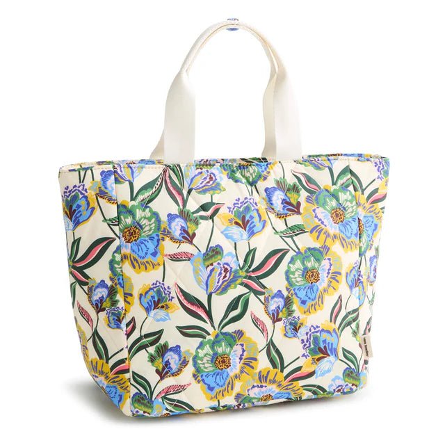 Vera Bradley Lunch Tote in Featherweight | Gardenia Garden - Juli's Wearable Art