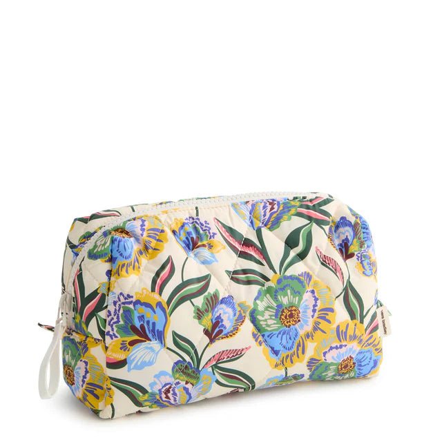 Vera Bradley Medium Cosmetic Case | Featherweight| Gardenia Garden - Juli's Wearable Art