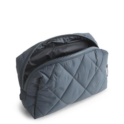 Vera Bradley Medium Cosmetic in Featherweight - Dark Slate - Juli's Wearable Art