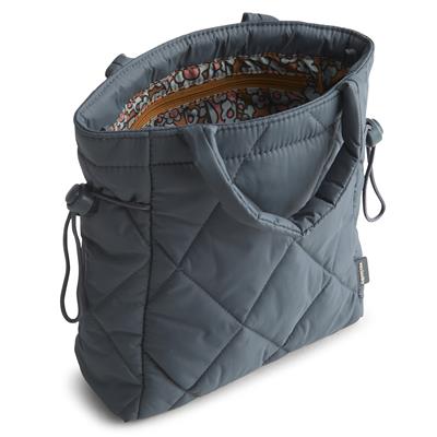 Vera Bradley Mini Original Tote in Featherweight - Dark Slate - Juli's Wearable Art