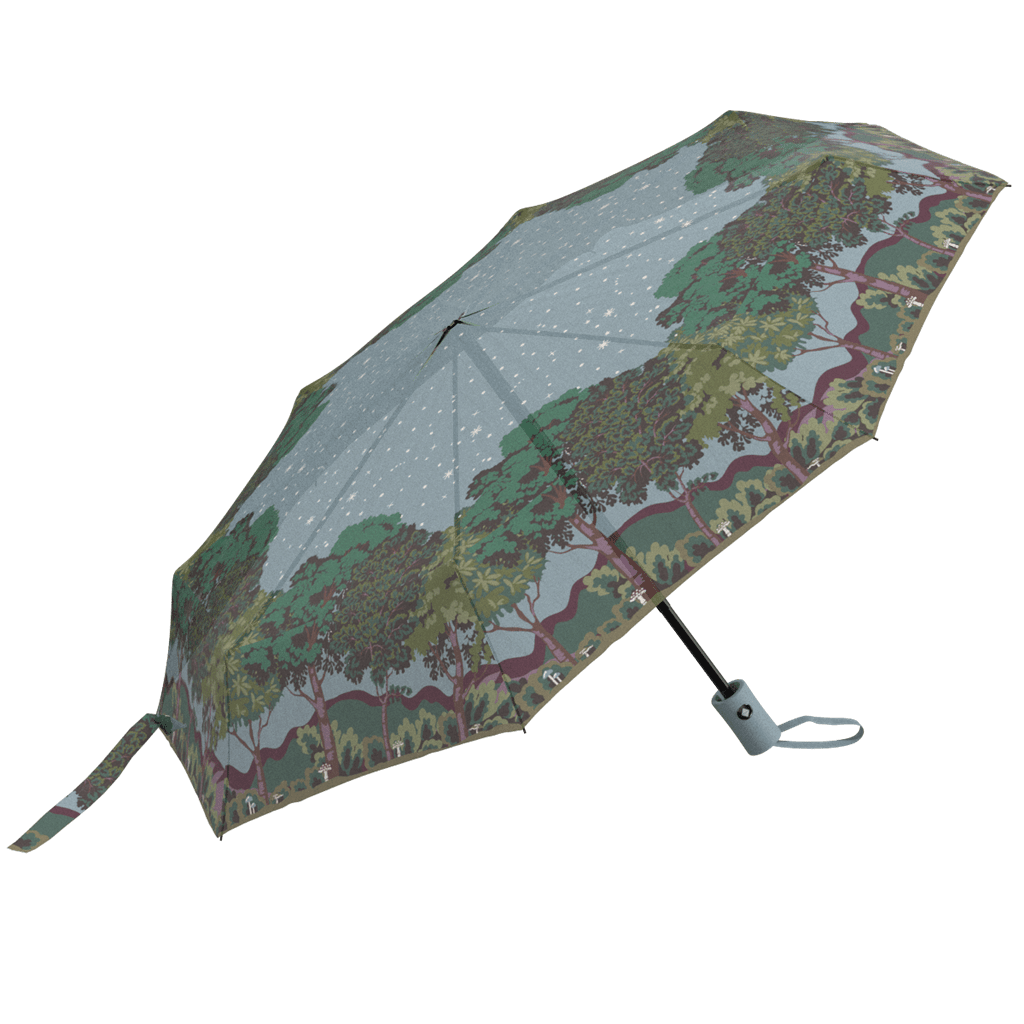 Vera Bradley Mini Umbrella - Serene Forest Landscape - Juli's Wearable Art