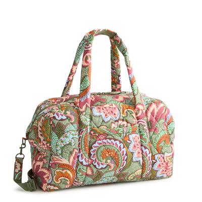 Vera Bradley Miramar Weekender in Featherweight - Leaf Me Not Paisley - Juli's Wearable Art